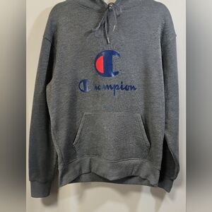 Champion Authentic Athletic Wear Gray Hoodie | Size M